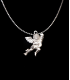 Сребърно колие Ангелче