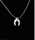 Silver Necklace Horseshoe