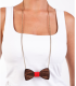 Women's bow tie necklace