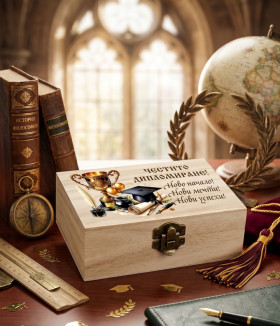 Кутийка с пожелание за дипломиране