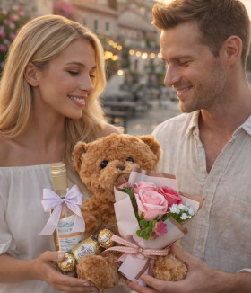 Подаръчен комплект Романтична среща