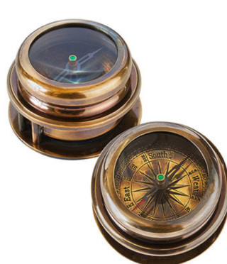 Компас с двойна леща