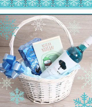 Коледна кошница Синя магия