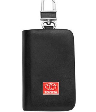 Ключодържател с лого на Toyota - черен