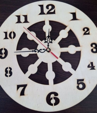 Стенен часовник Морски рул с възможност за персонализация