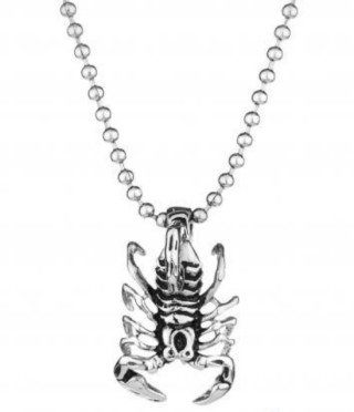 Мъжки медальон  SILVER FLAME скорпион