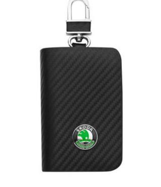 Ключодържател с лого на Skoda - карбон