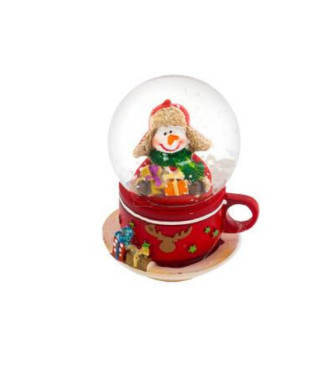 Коледно преспапие Малък Снежко