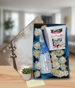 Подарък за жена - комплект Синьо изящество