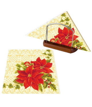 Салфетка коледна звезда