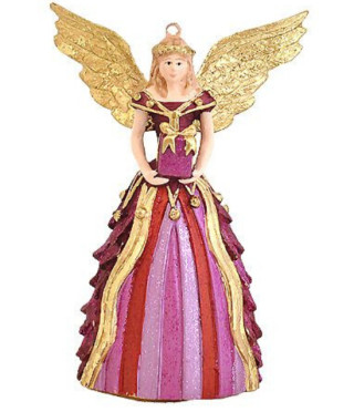 Коледна играчка Розова Фея