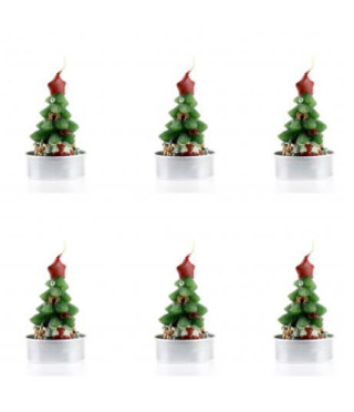 Свещ Елхички 6бр.