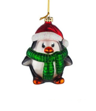 Стъклена играчка пингвинче