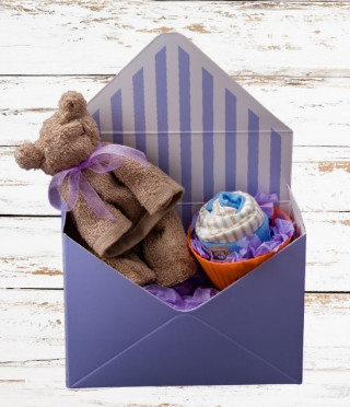 Подаръчен комплект за момиченце в кутия плик