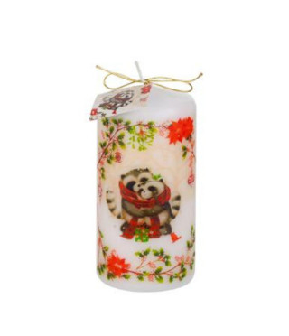 Коледна свещ еноти 120/60мм