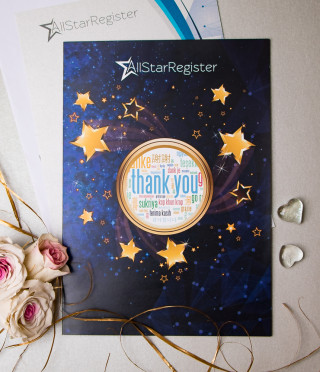 Give a real star for Thank you