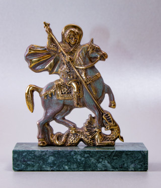Бронзова статуетка Свети Георги