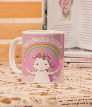 Mug with unicorn have a magical birthday