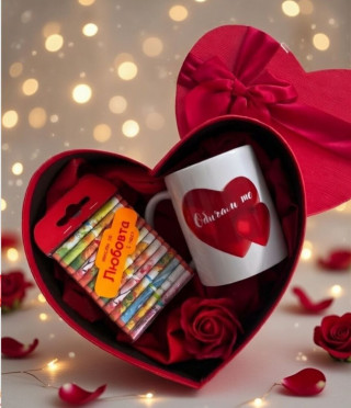 Подаръчен комплект Романтика завинаги