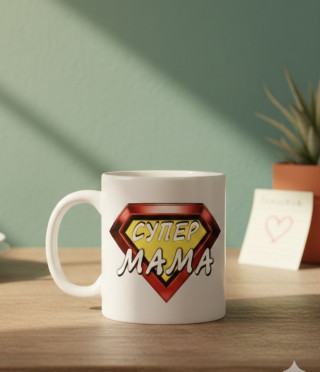 Чаша Супер мама