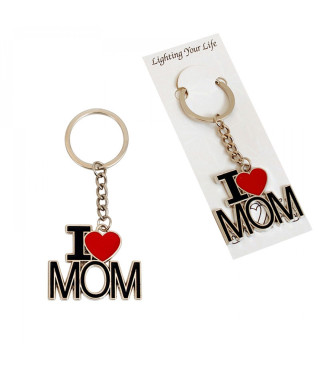 Ключодържател с надпис I love MOM