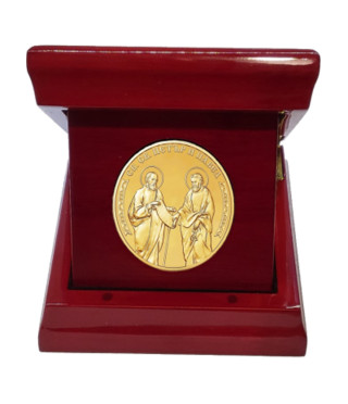 Медал Св. Св. Петър и Павел, с масивно златно покритие