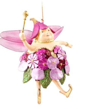 Коледна играчка розова магия