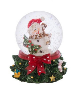 Преспапие Снежко с елхичка