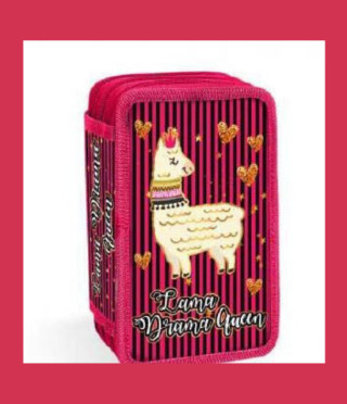 Несесер 3 ципа Lama Queen