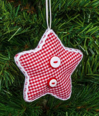 Коледна играчка звезда