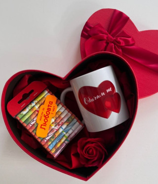 Подаръчен комплект Романтика завинаги