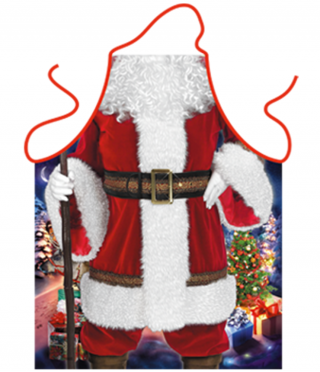 Apron for cooking Santa Claus