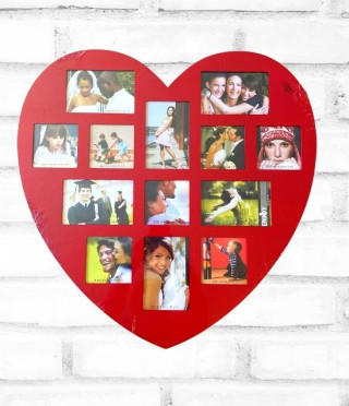 Рамка за снимки под формата на сърце