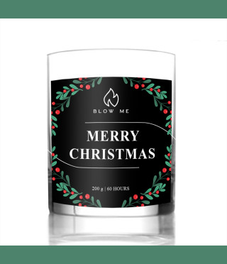 Свещ Merry Christmas