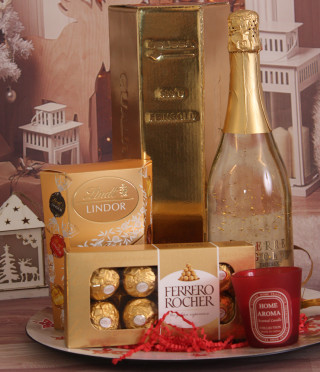 Подаръчен комплект Златна Коледа 1