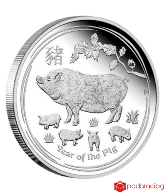 Silver coin Lunar Calendar-The year of the pig 2019