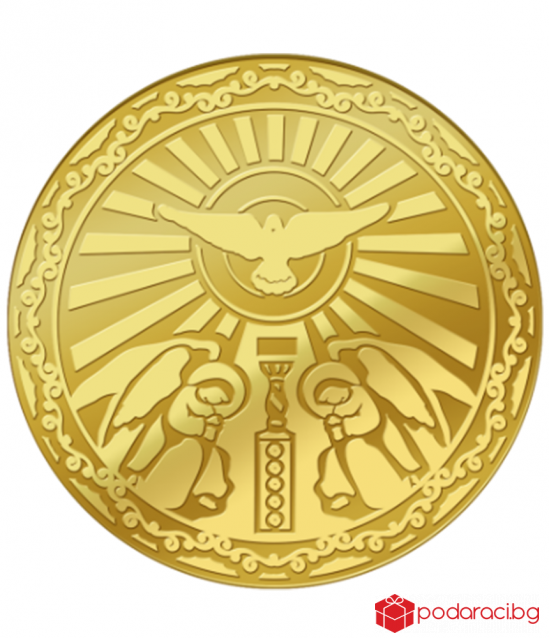 St. Mina's medal with complete gilding