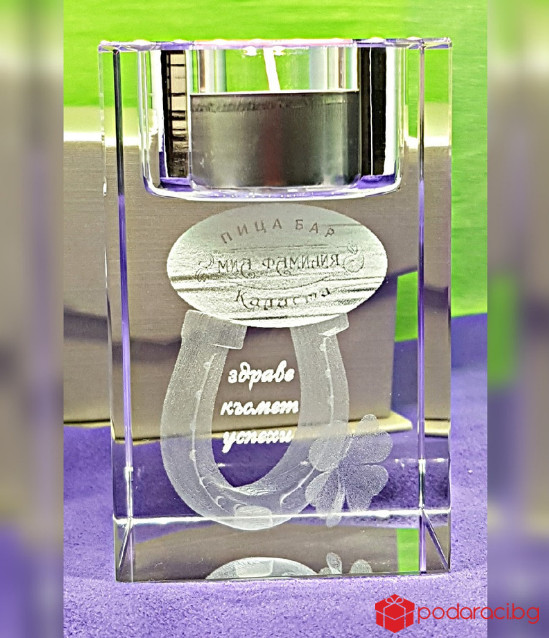 Кристален свещник