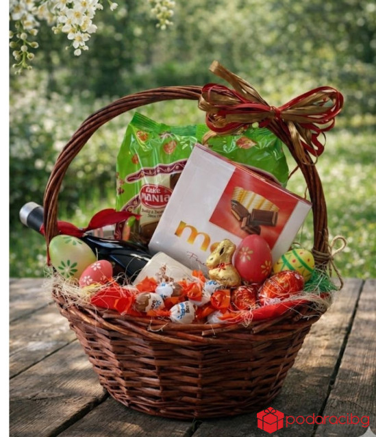 Великденска подаръчна кошница Ангели