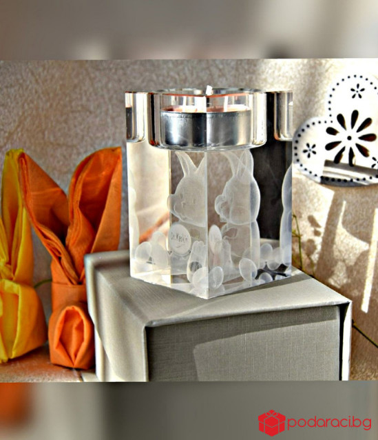 Кристален свещник