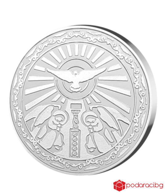 Сребърен медальон Архангел Михаил