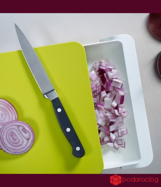 Кухненска дъска с подвижна тавичка