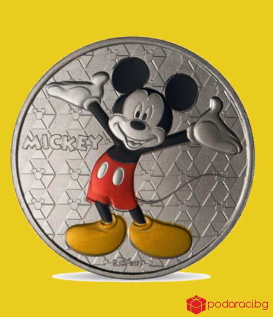 Медал с оцветяване Мики Маус