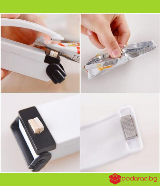 Уред за запечатване на торби и пликове