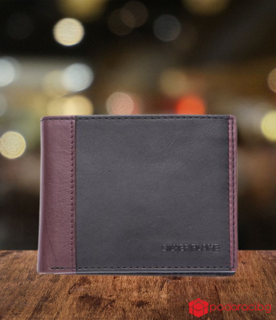 Мъжки портфейл SILVER FLAME - колекция Кънтри