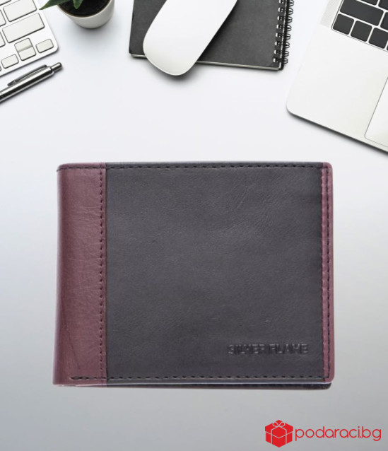 Мъжки портфейл SILVER FLAME - колекция Кънтри