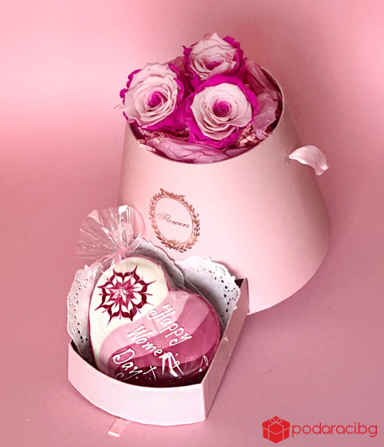 Подаръчен комплект Розова феерия