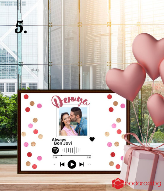 Spotify персонализиран колаж за Свети Валентин