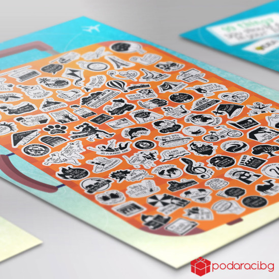 Скреч постер 99 неща, които да направиш през живота си