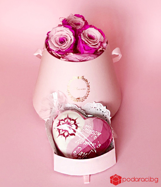 Подаръчен комплект Розова феерия